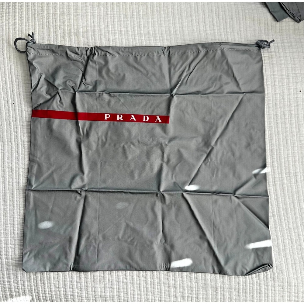 Prada Nylon Drawstring Dust Bag 15.5 x 14.75"